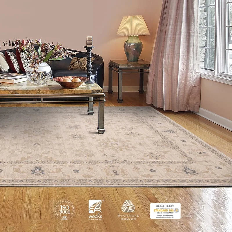 Tapis Persan Beige Laine SATA - Tapis