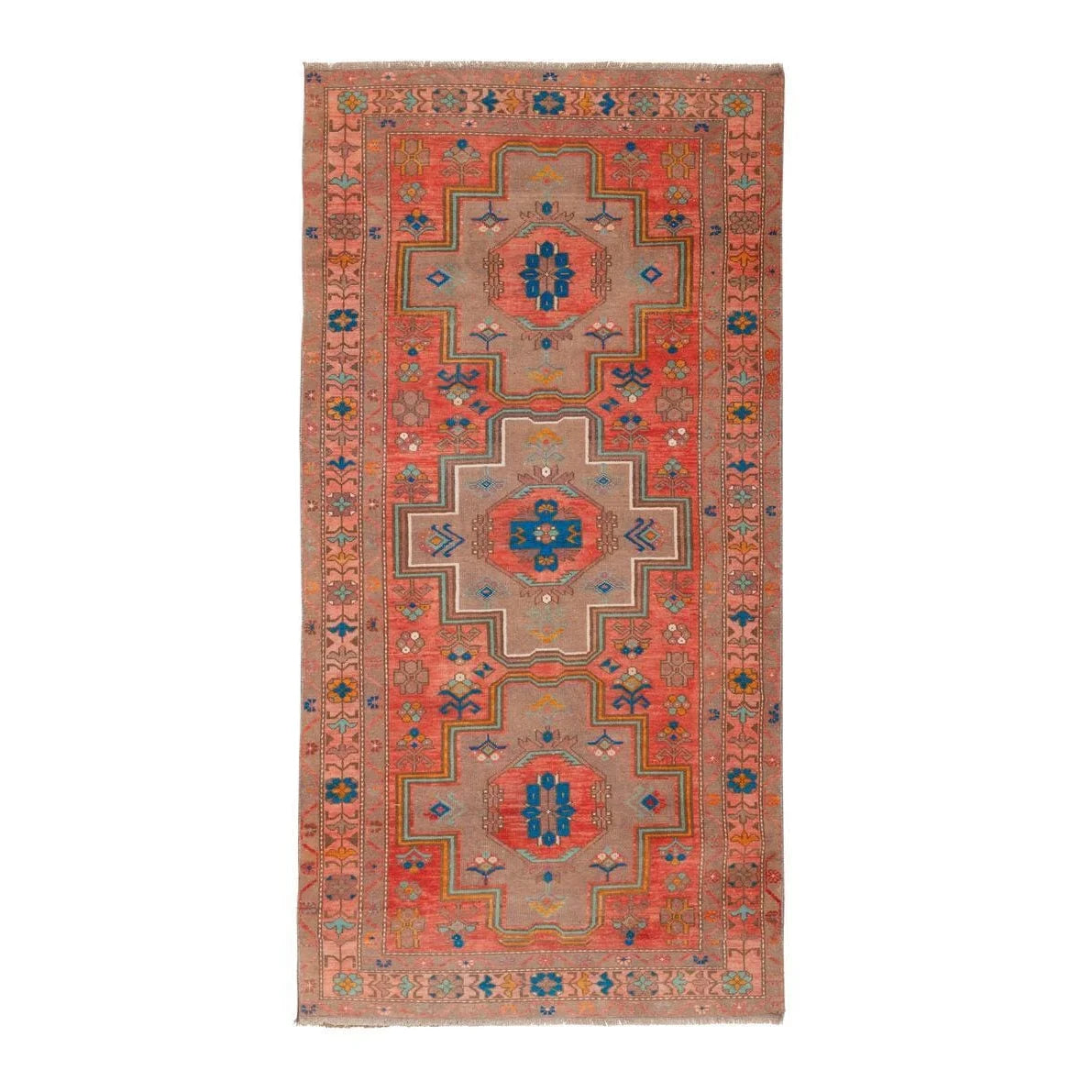 Tapis persan orange