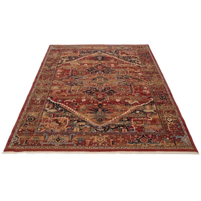 tapis oriental rouge