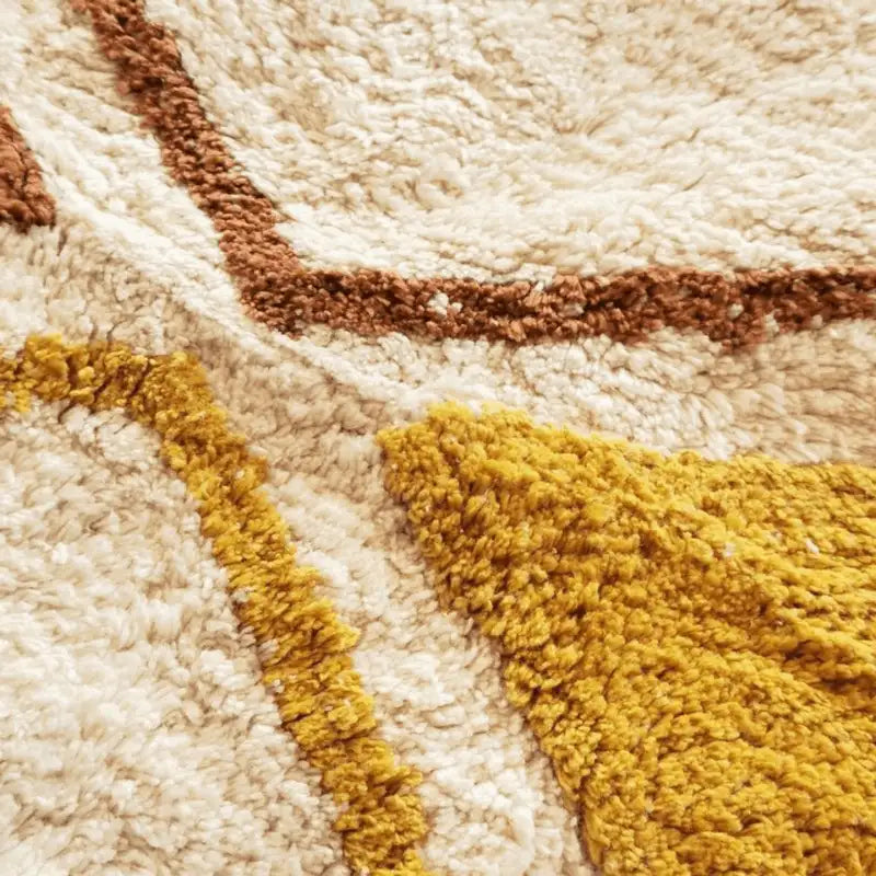Tapis Azilal terre ocre berbère