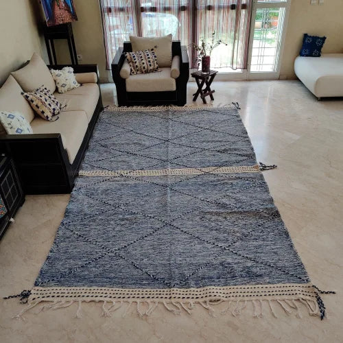 tapis zanafi bleu