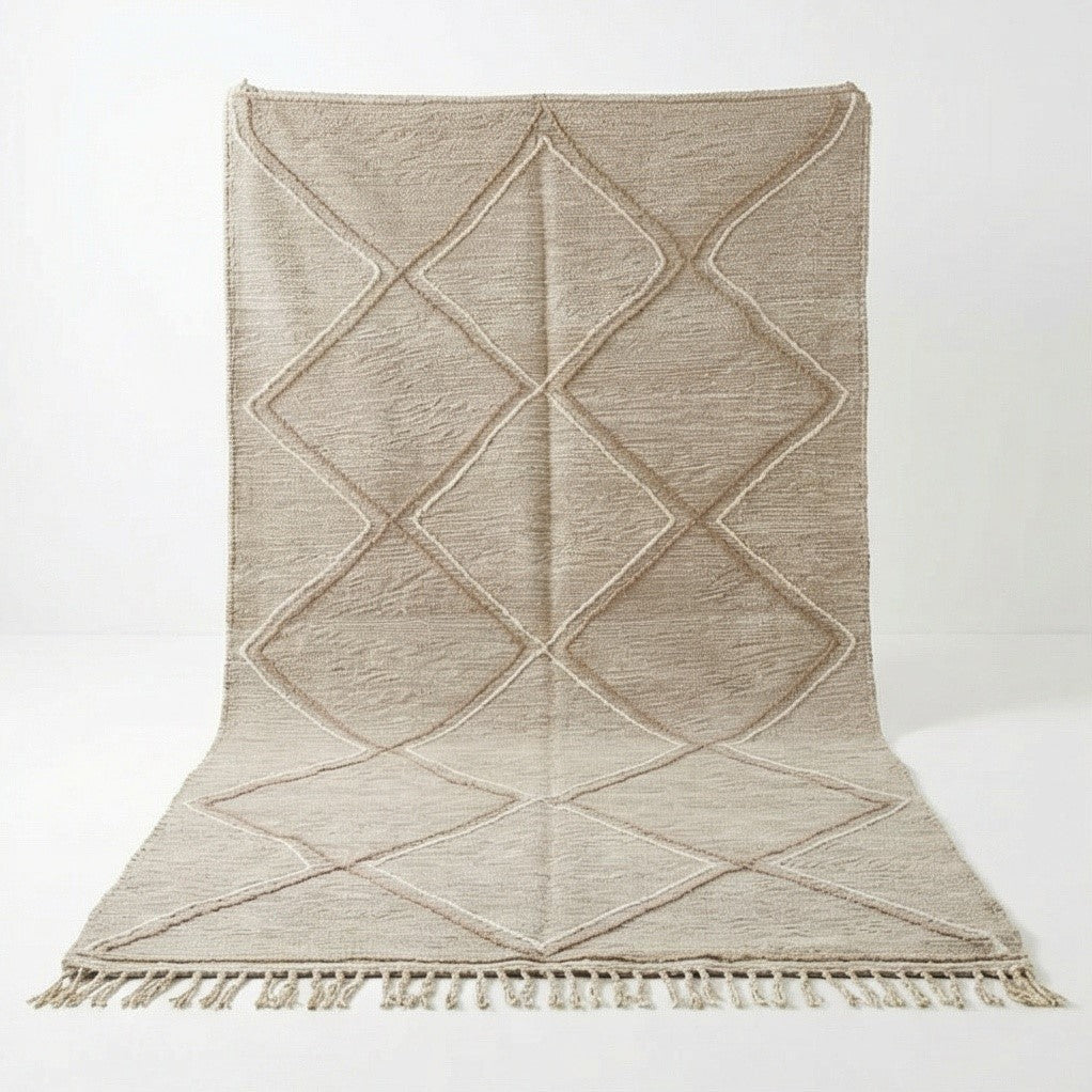 Tapis Zanafi gris beige 200x300 cm