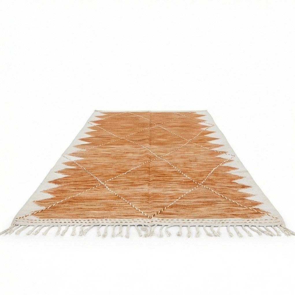 Grand tapis Zanafi orange 200x300 cm