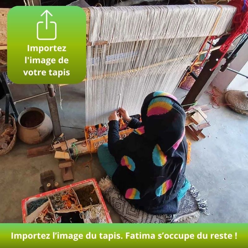 Tapis berbère personnalisé - Tapis sur mesure | MAZIR Décoration