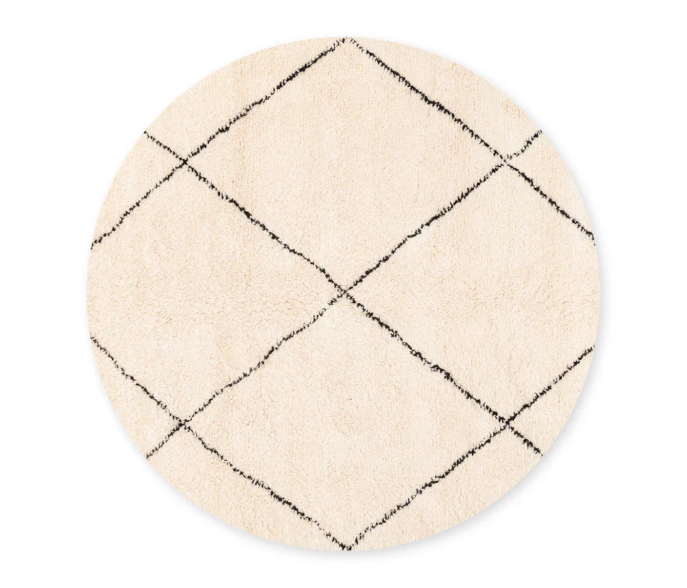 Tapis berbère Rond losanges - Sur mesure