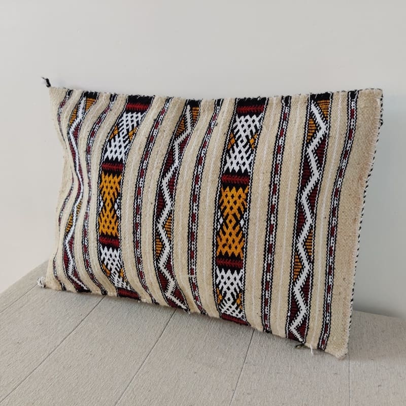 coussin marocain beige