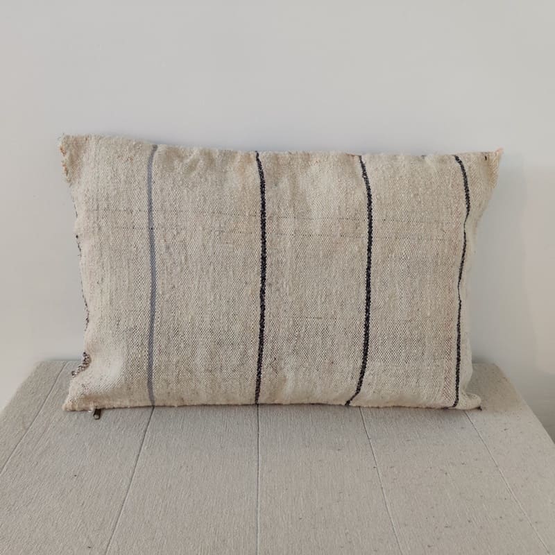 housse de coussin marocain blanc
