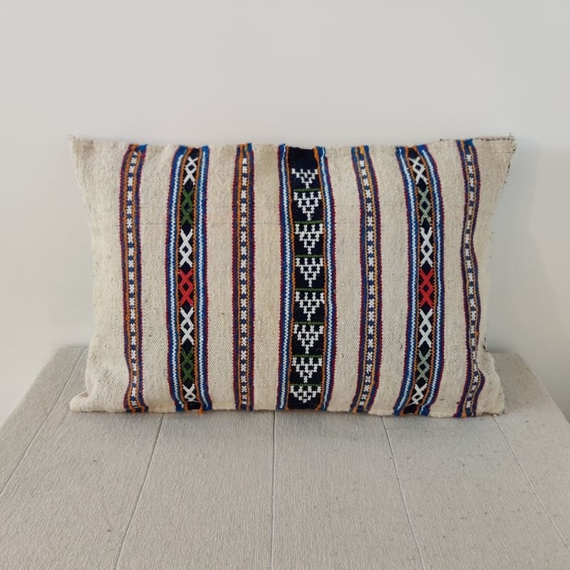 coussin berbere blanc