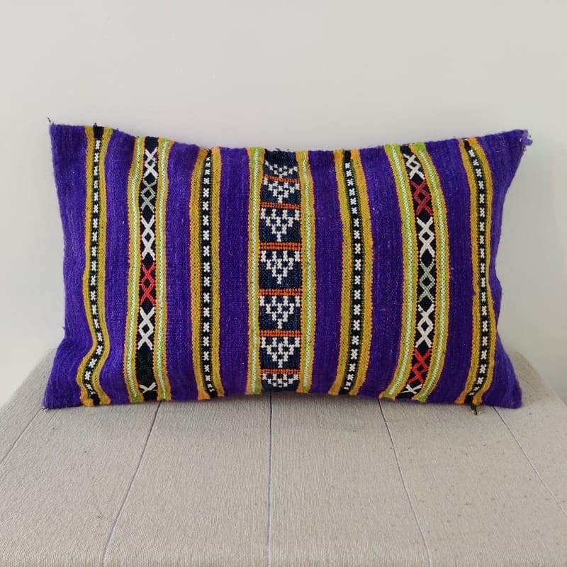 coussin berbere violet