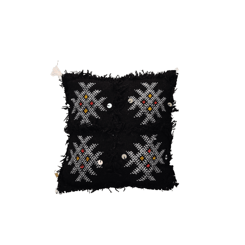 Coussins Marocains Traditionnels - Noir 2 - Coussin