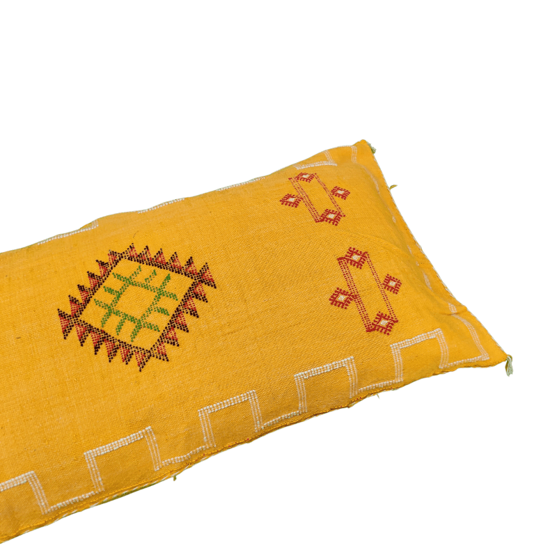 Grand Coussin Sabra Jaune Aurore bohème