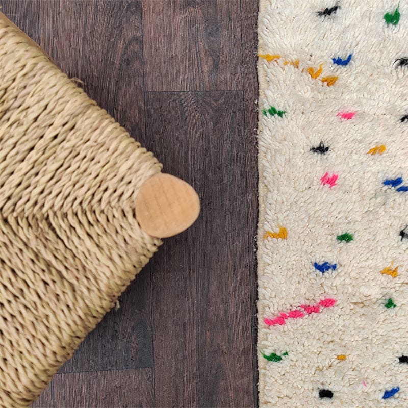 tapis marocain coloré