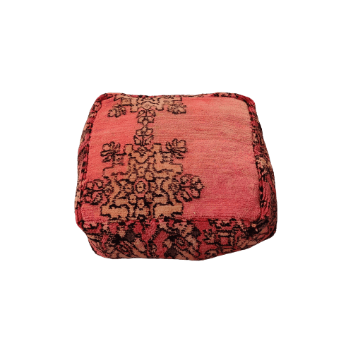 pouf marocain laine