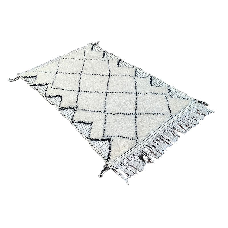 tapis Beni Ouarain finition Zanafi