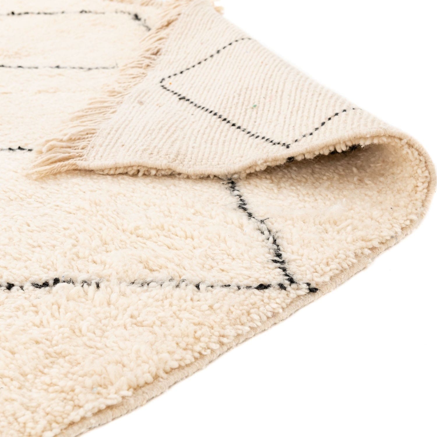 tapis a losange noirs