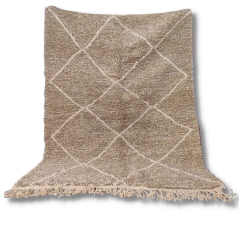 tapis berbère marron moucheté