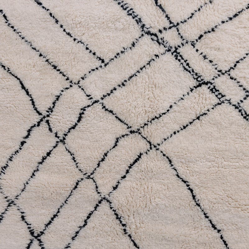 tapis berbere motifs noirs