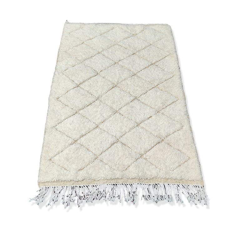 tapis marocain Béni Ouarain motif losange creux