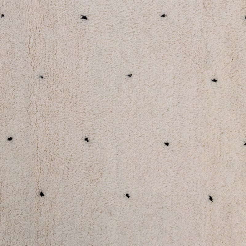 tapis pois noir