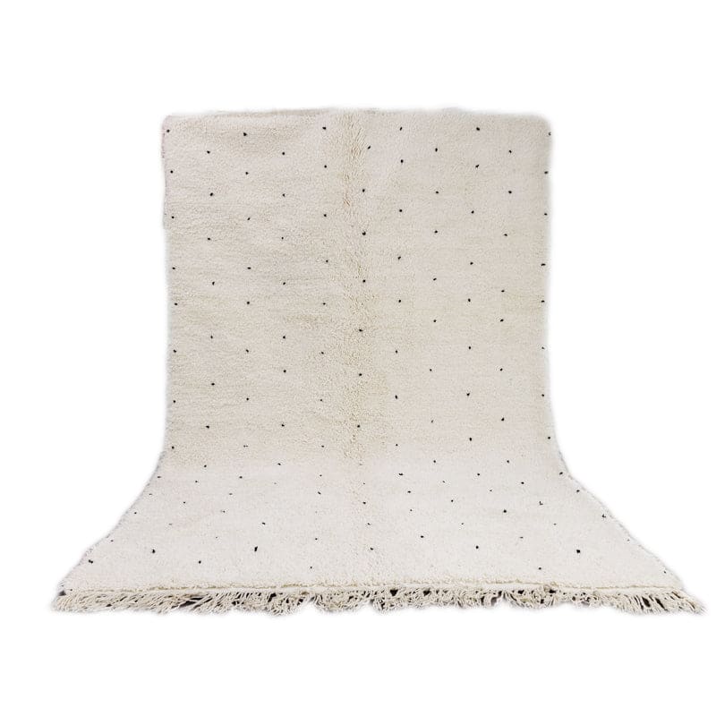 tapis beni ouarain pois noir