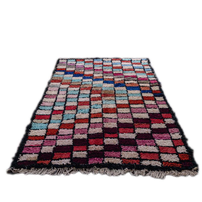 Tapis Boucherouite Vintage