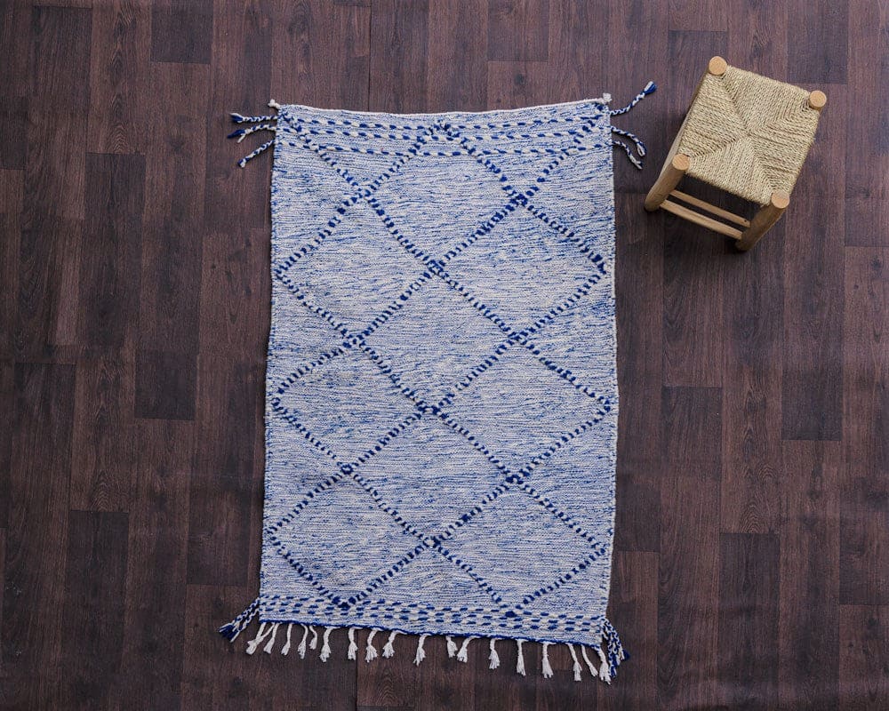tapis berbere bleu