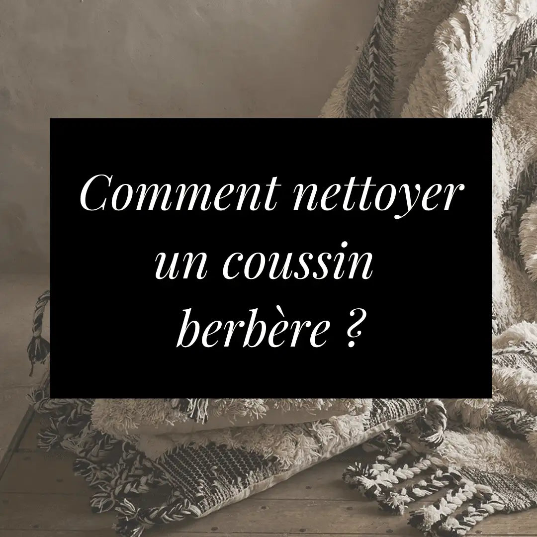 Laver un coussin berbère facilement | MAZIR