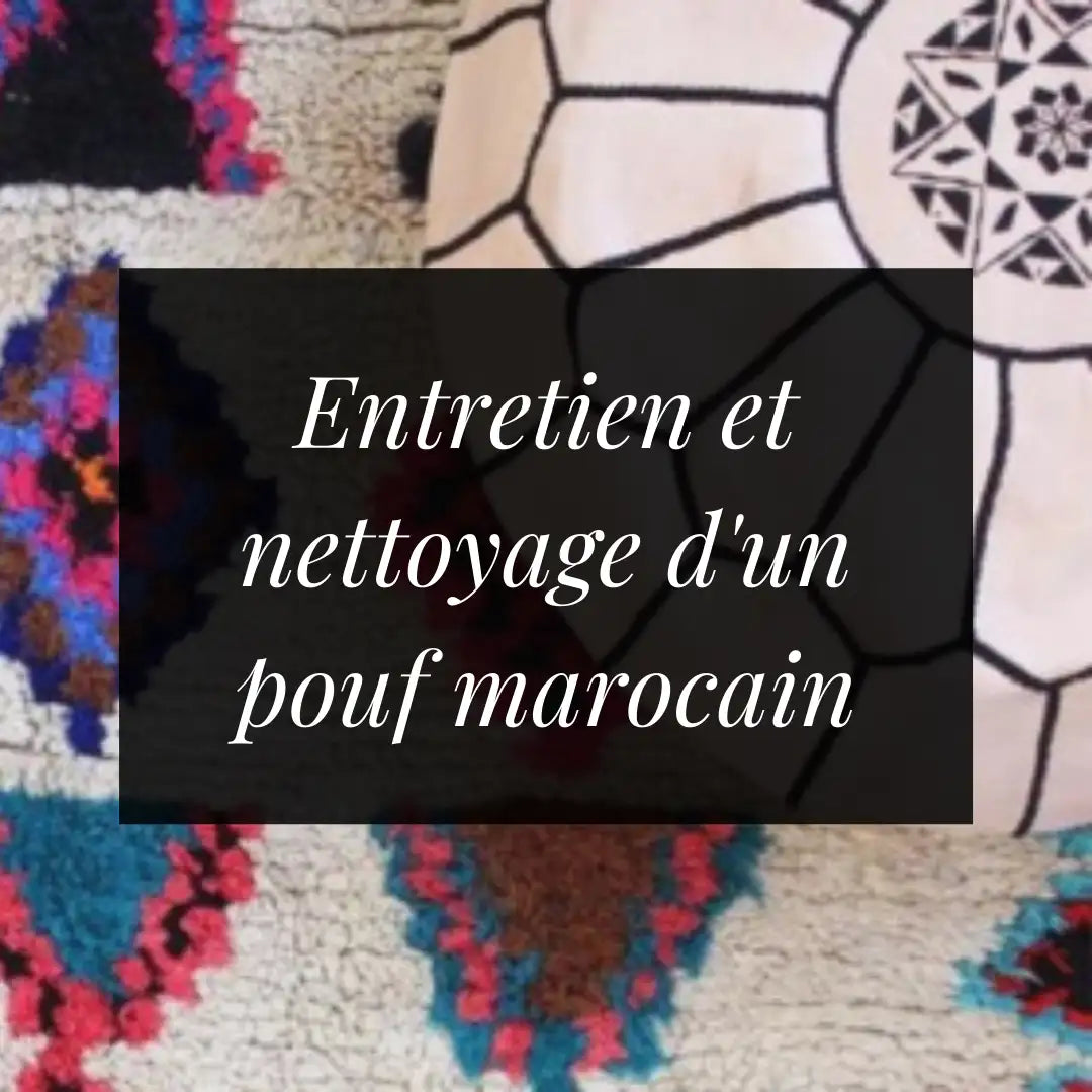 3 façons de remplir un pouf marocain - Morocco Home