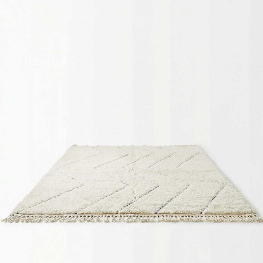 Grand tapis berbère zigzag 200x300 cm