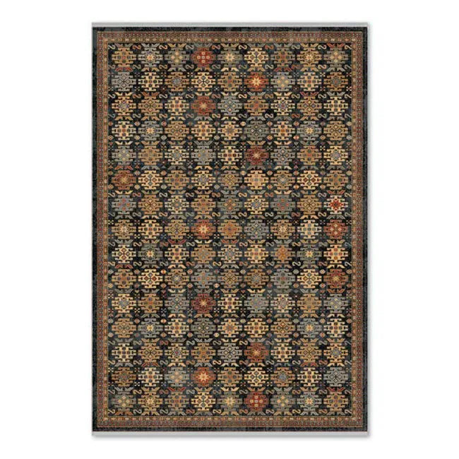 Tapis antique style oriental Noir