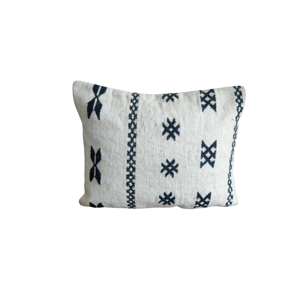 Coussin bohème harmonie noir et blanc | MAZIR Décoration