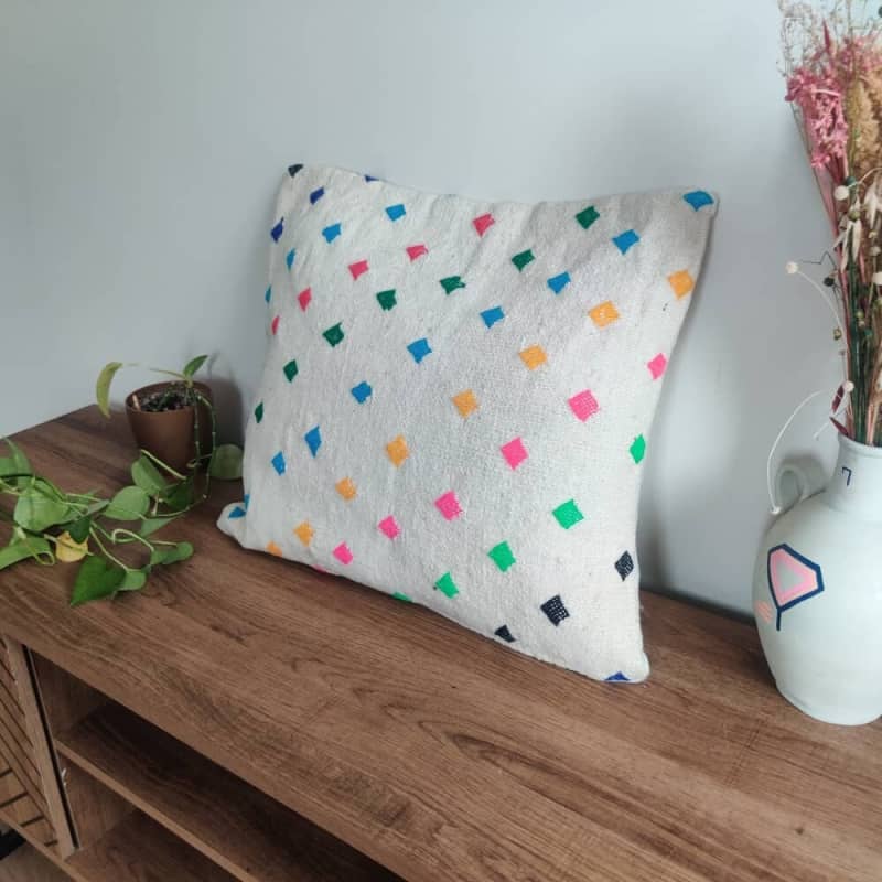 Coussin Mosaïque Pastel | MAZIR