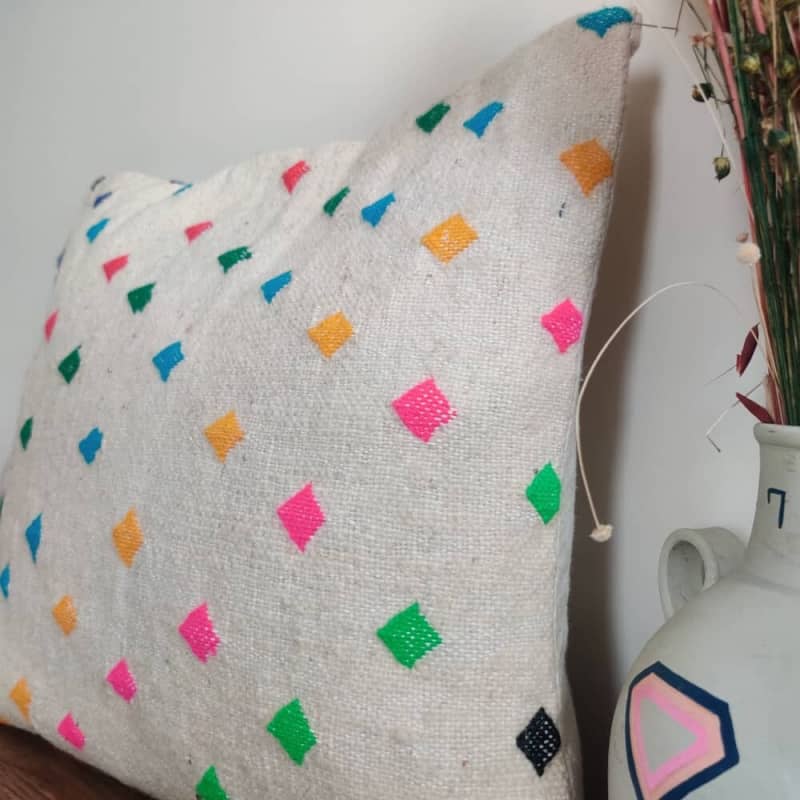 Coussin Mosaïque Pastel | MAZIR