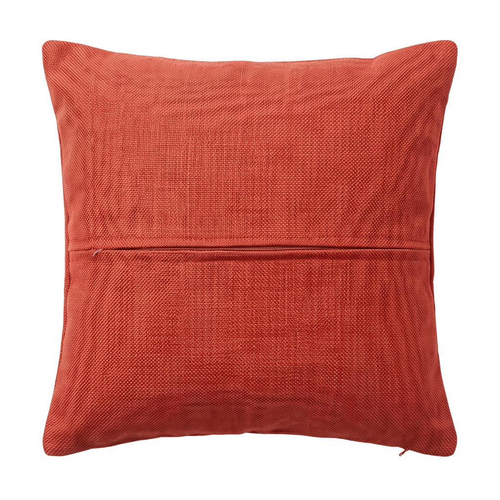 Coussin Kilim berbère rouge à sequins