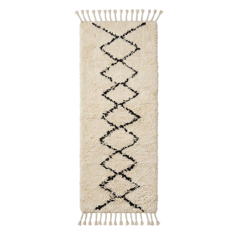 Petit tapis de couloir Béni Ouarain