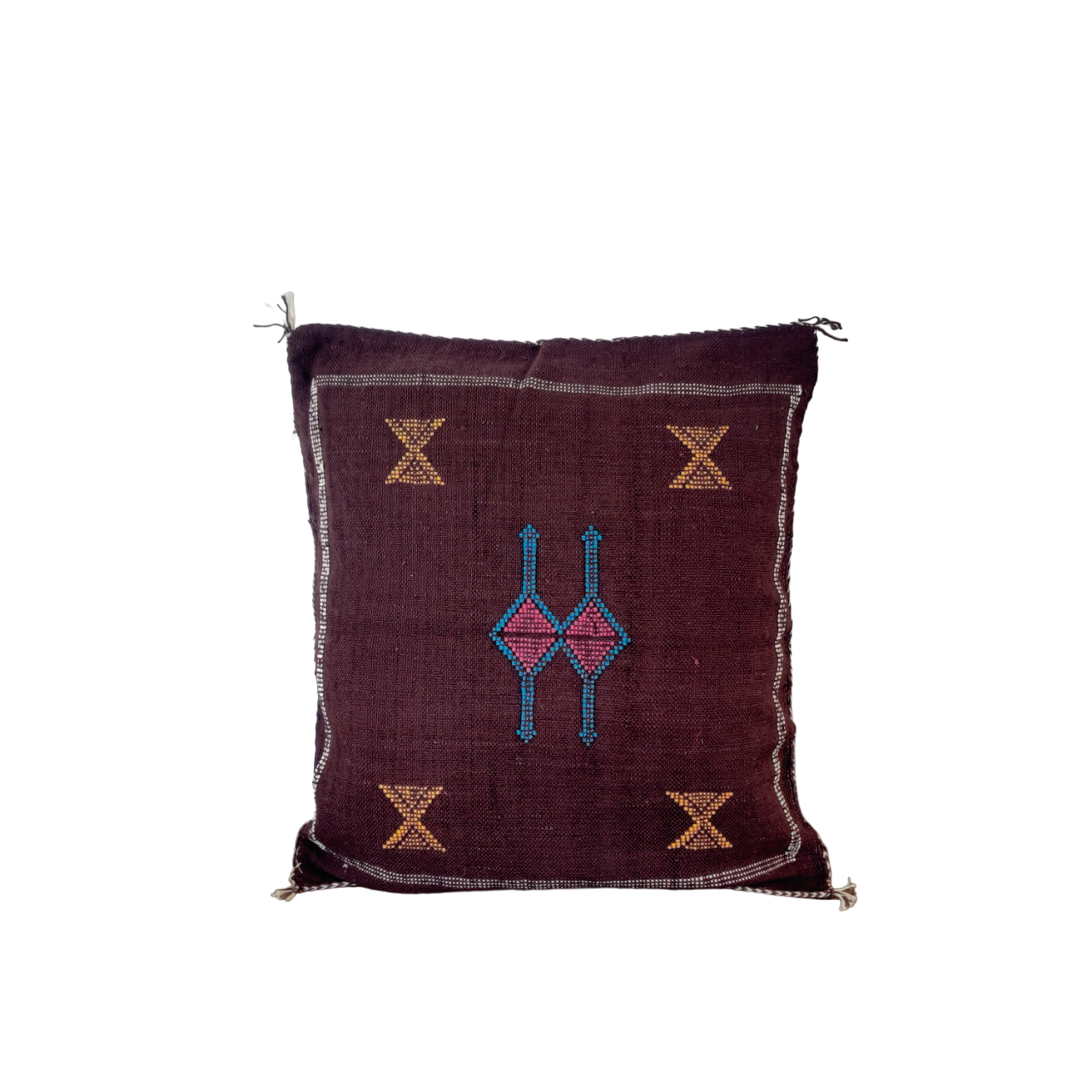 Coussin Sabra marocain Soie de Cactus