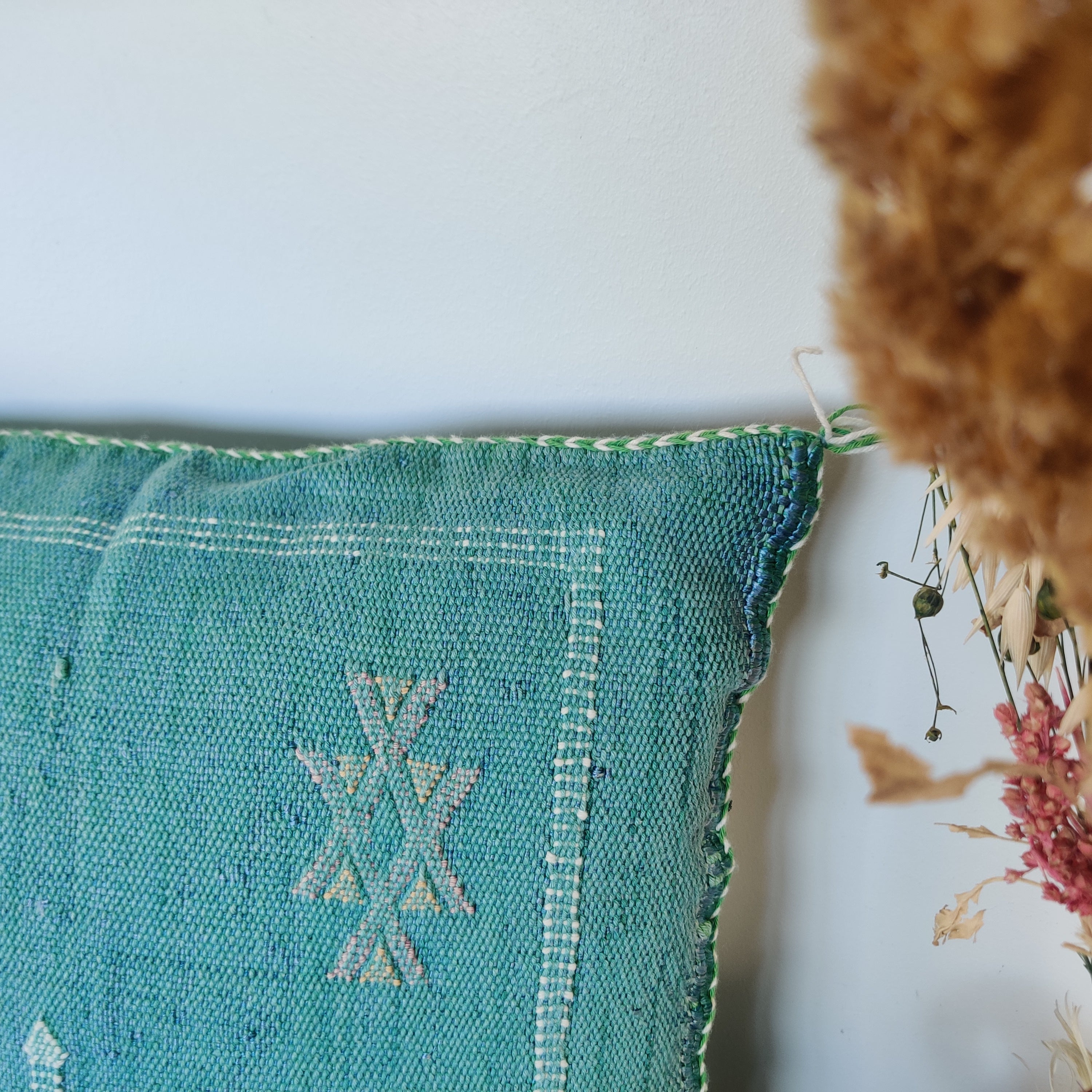Coussin Sabra Vert délavé - MAZIR Décoration