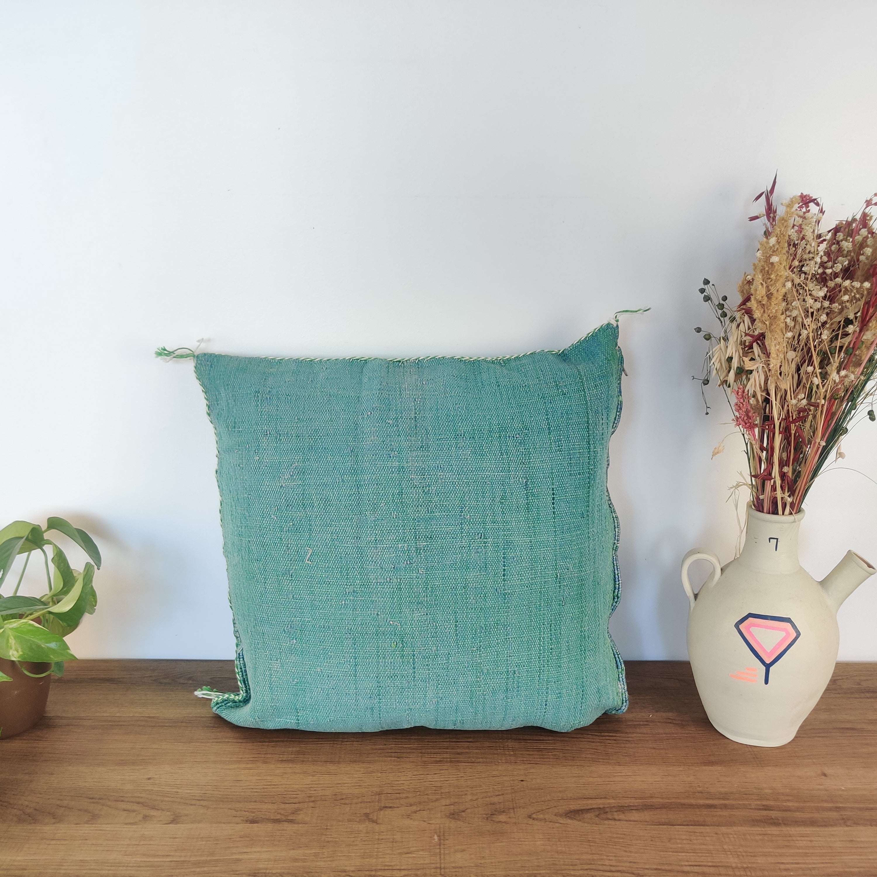 Coussin Sabra Vert délavé - MAZIR Décoration