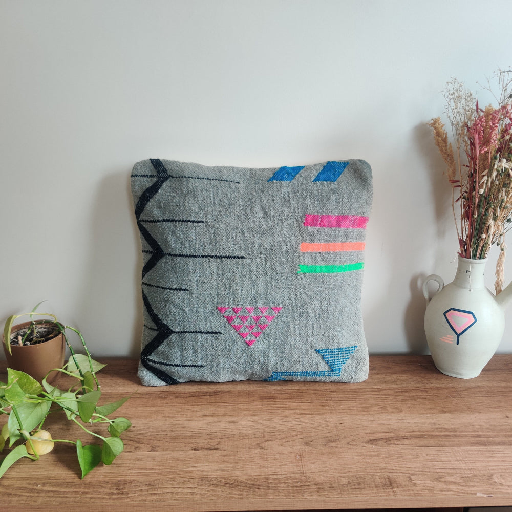 Coussin tribal bohème
