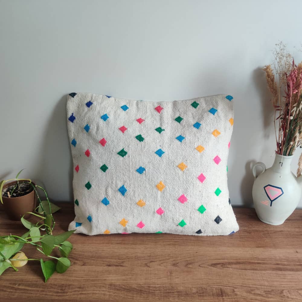 Coussin coloré marocain