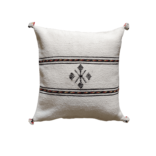 coussin berbère blanc