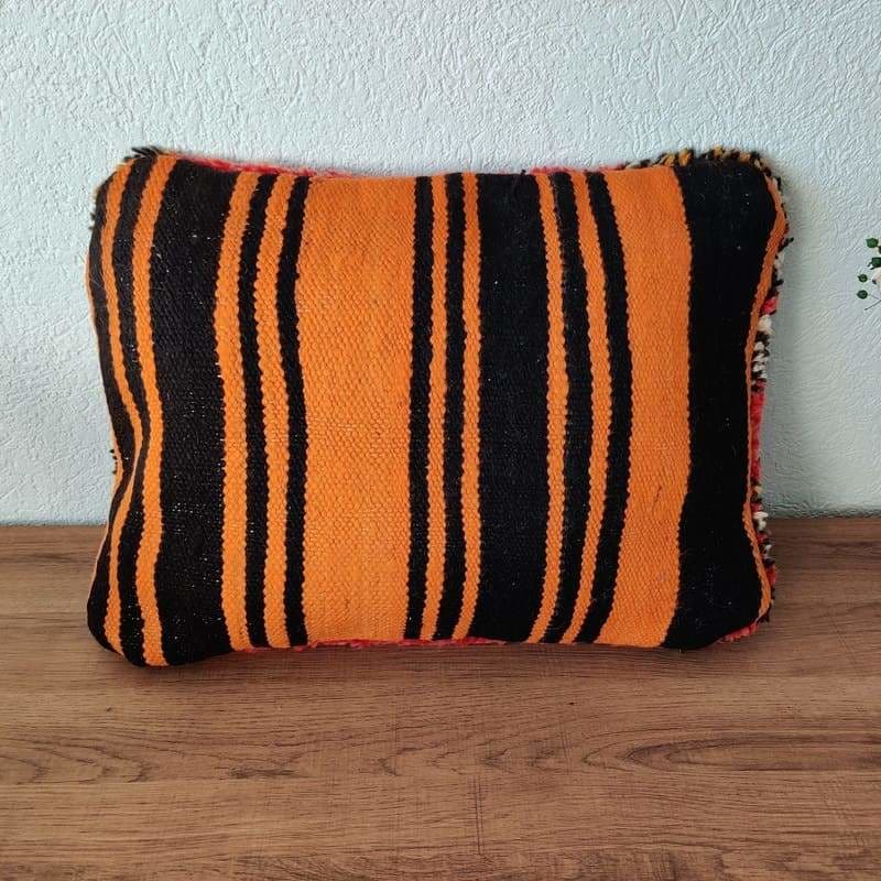 coussin kilim orange