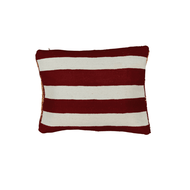 Coussin Berbère Lie de vin Boujaad style ethnique