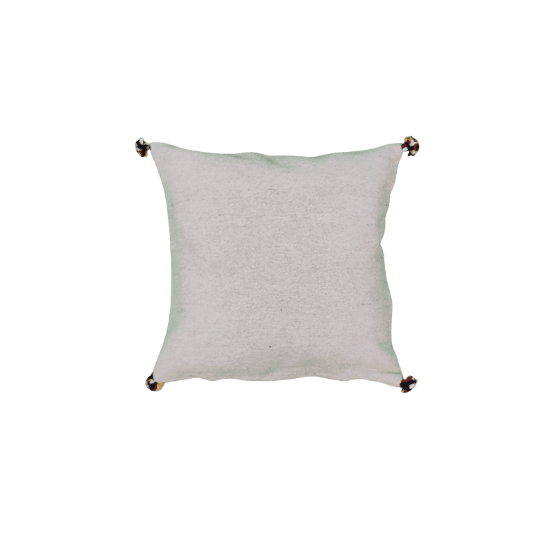 Coussin style Berbère pervenche pantone 614 en Coton