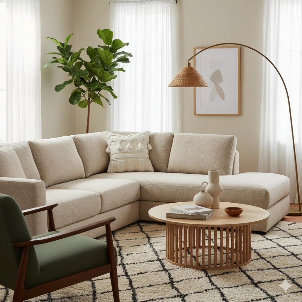 Coussin Berbère Ivoire Style Boho