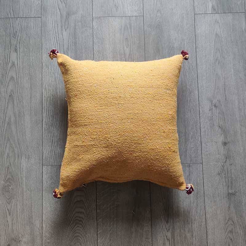 coussin jaune