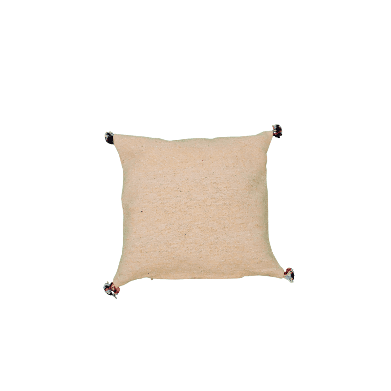 Coussin Berbère pantone 601 en coton artisanal