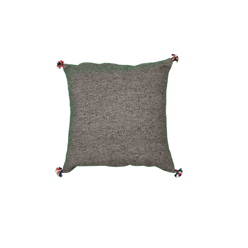 Coussin Berbère terre d'ombre fait main