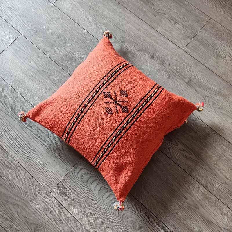 coussin marocain orange