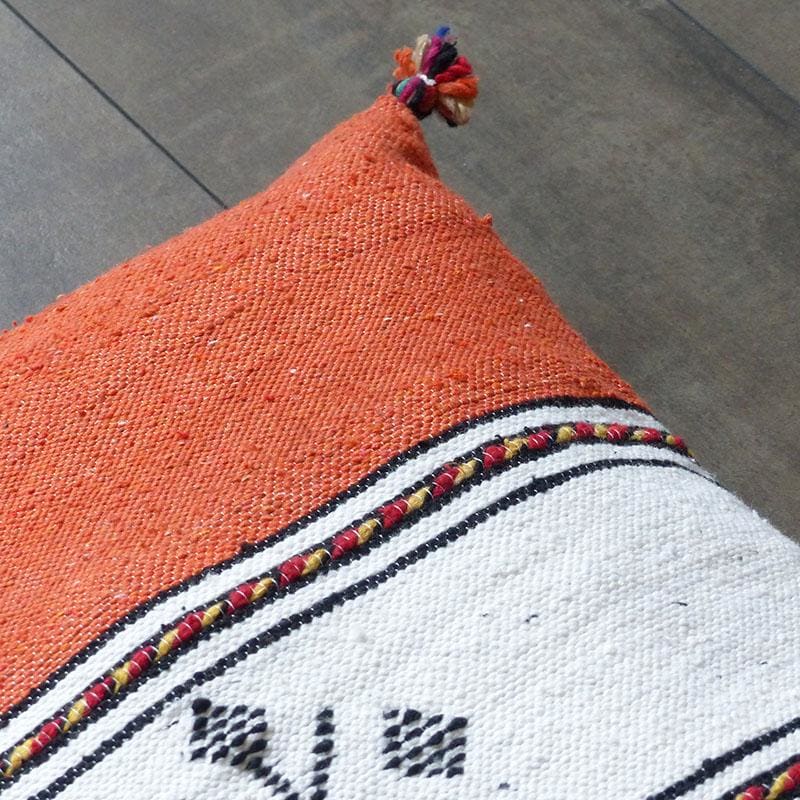coussin boheme orange